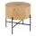 Mesa de centro BROOKLYN 45x45 cm preto/bege