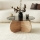 Mesa de centro BUBBLE 35x75 cm castanho/preto
