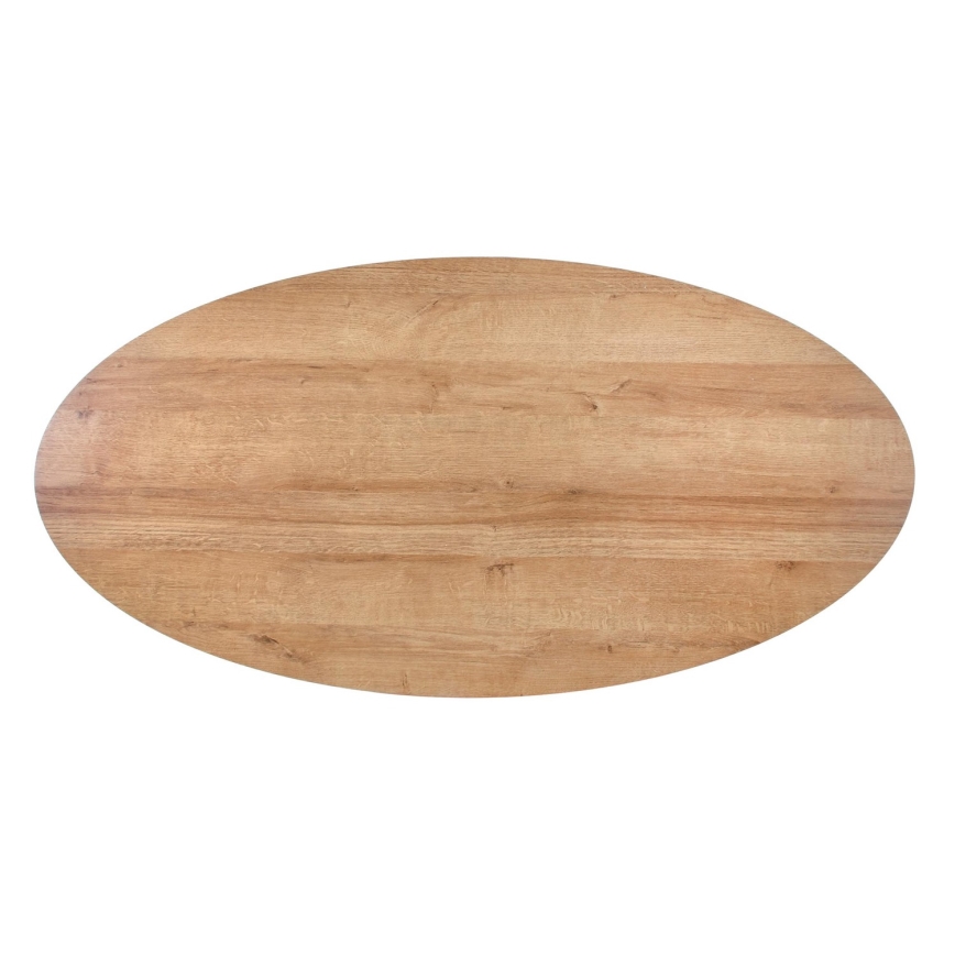 Mesa de apoio com gaveta CAROLINA 41x120 cm dourado carvalho/preto