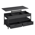 Mesa de centro com tampo elevatório NYRO preta