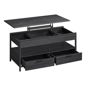 Mesa de centro com tampo elevatório NYRO preta