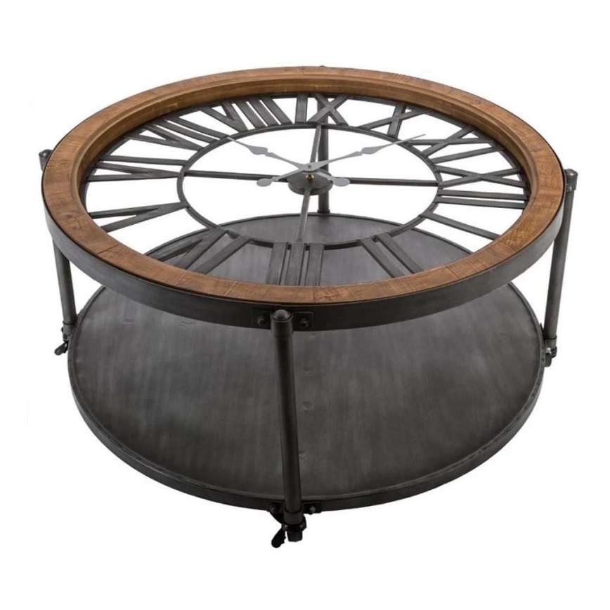 Mesa de centro com um relógio CHRONO 89,5x47 cm 1xAA