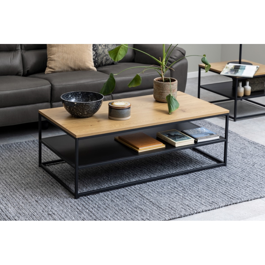 Mesa de centro CORA carvalho/preto
