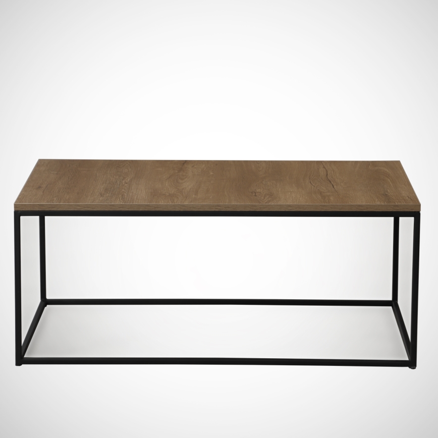 Mesa de centro COSCO 43x95 cm castanho/preto