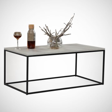 Mesa de centro COSCO 43x95 cm cinzento