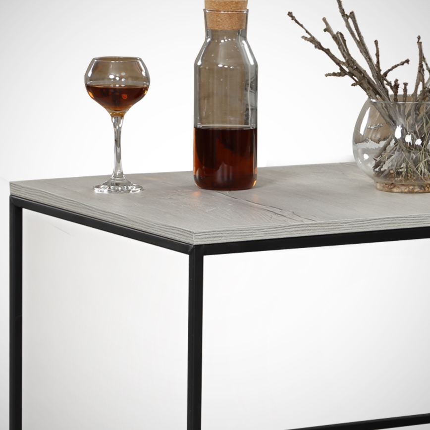 Mesa de centro COSCO 43x95 cm cinzento