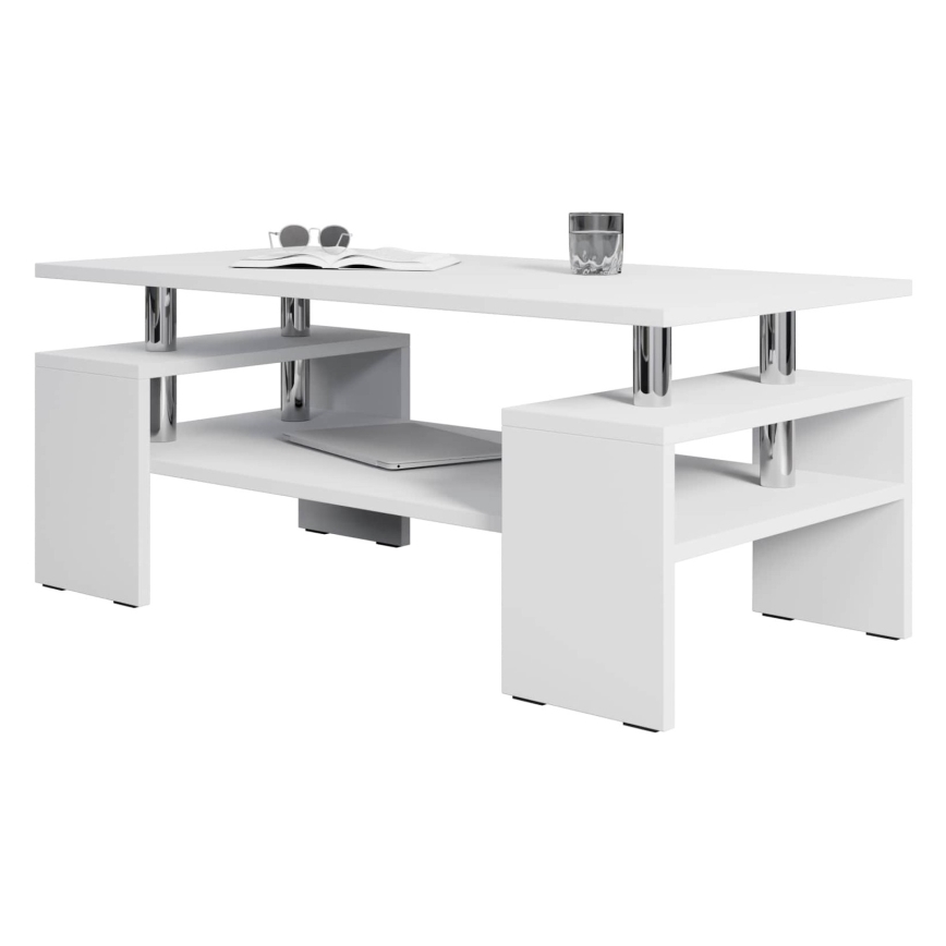 Mesa de centro CUBE 50x110 cm branco