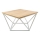 Mesa de centro CURVED 60x60 cm branco/bege