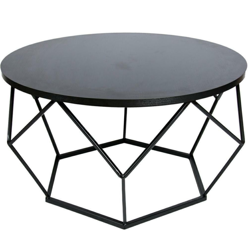 Mesa de centro DIAMANTE 40x70 cm preto