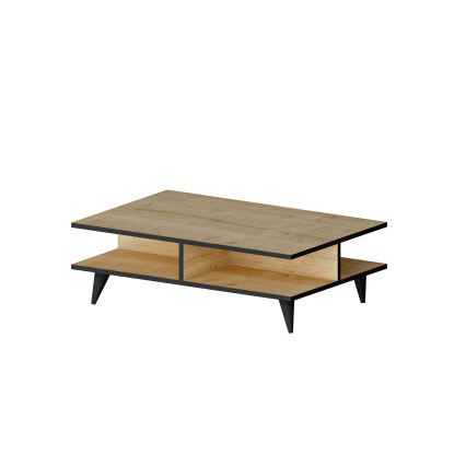 Mesa de centro DIAMANTE castanho/preto