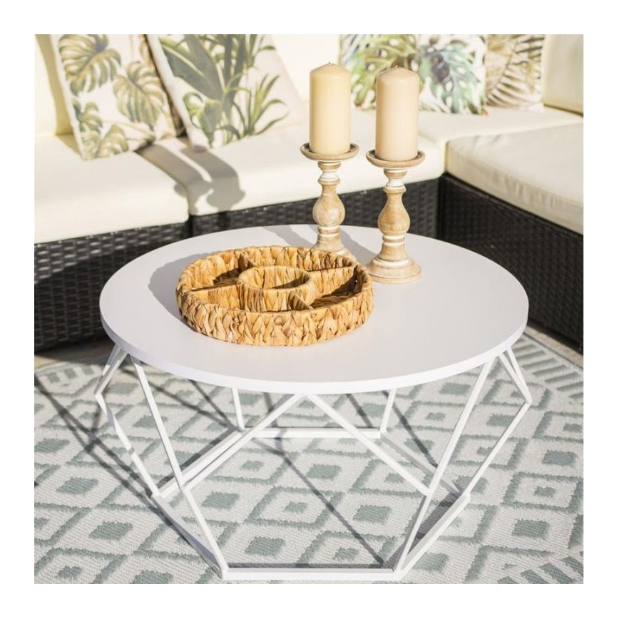 Mesa de centro DIAMOND 40x70 cm branco