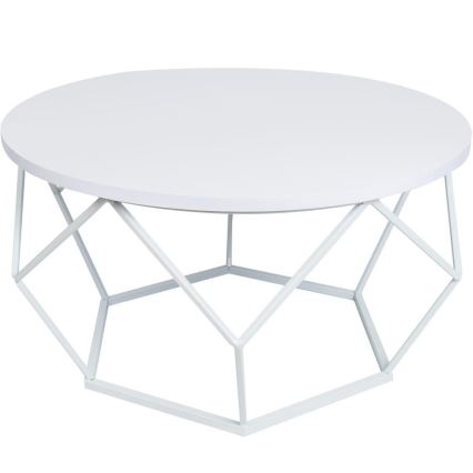 Mesa de centro DIAMOND 40x70 cm branco