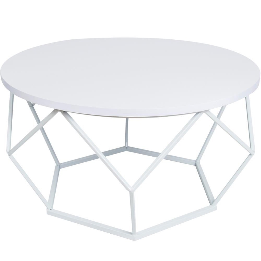 Mesa de centro DIAMOND 40x70 cm branco