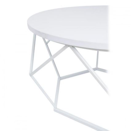 Mesa de centro DIAMOND 40x70 cm branco