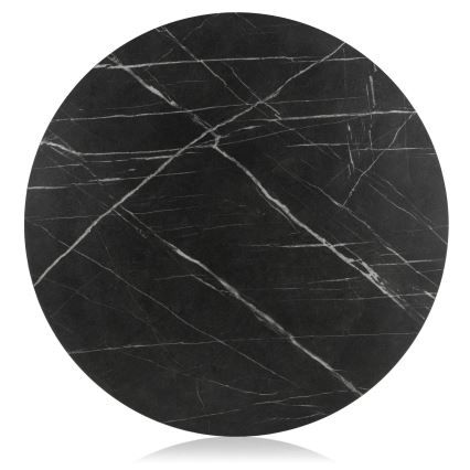 Mesa de centro DIAMOND 40x70 cm dourado/preto/branco