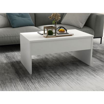 Mesa de centro dobrável AKILLI 44,8x90 cm branco