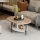 Mesa de centro ELIS 36x90 cm carvalho/branco