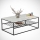 Mesa de centro ETNA 43x95 cm cinzento/preto