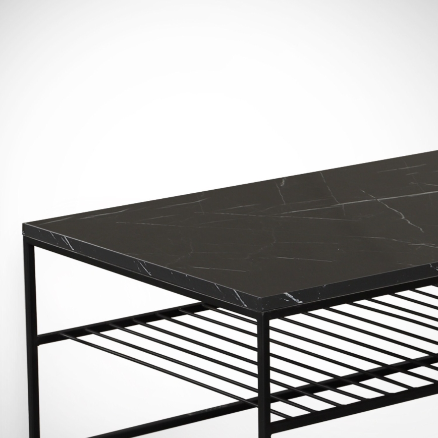 Mesa de centro ETNA 43x95 cm preto
