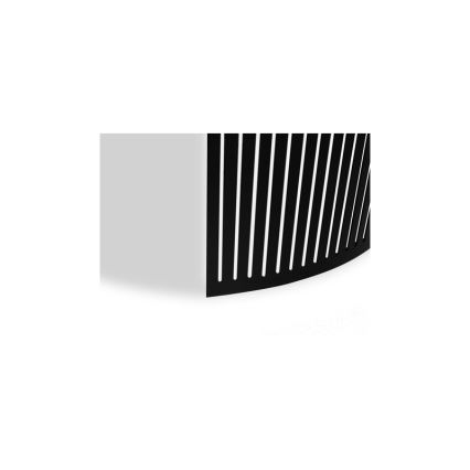 Mesa de centro FIKOLI 40x75 cm preto/branco