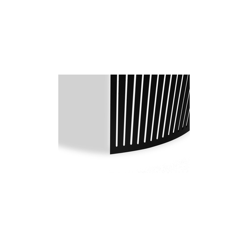 Mesa de centro FIKOLI 40x75 cm preto/branco