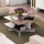 Mesa de centro HAMTON 31,2x60 cm castanho/branco