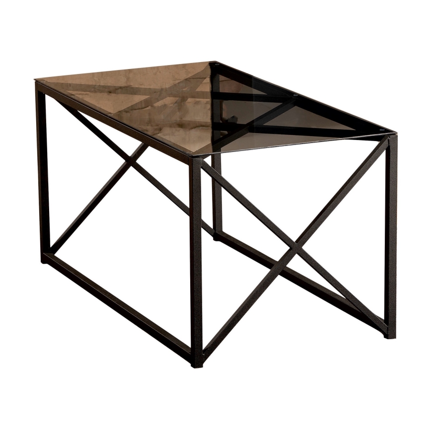 Mesa de centro ILIOMAR 46,6x94 cm preto