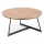 Mesa de centro KARIDA 41x80 cm bege/preto
