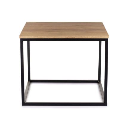 Mesa de centro KVADRATO 50x61 cm preto