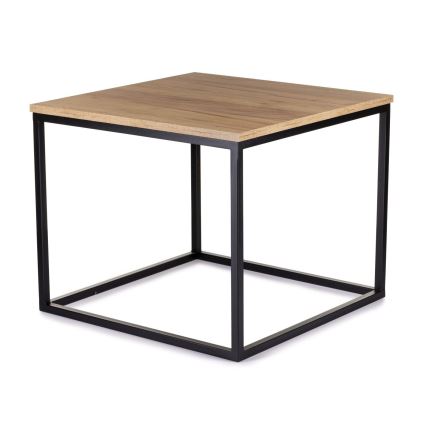 Mesa de centro KVADRATO 50x61 cm preto