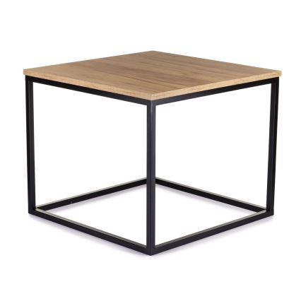 Mesa de centro KVADRATO 50x61 cm preto