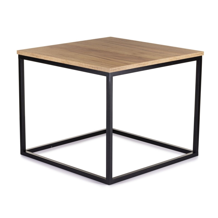 Mesa de centro KVADRATO 50x61 cm preto