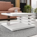 Mesa de centro KYOTO 31x60 cm branco mate