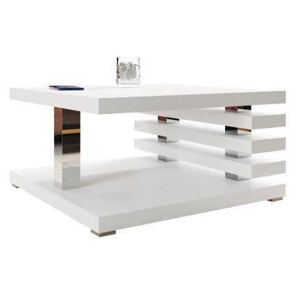 Mesa de centro KYOTO 31x60 cm branco mate