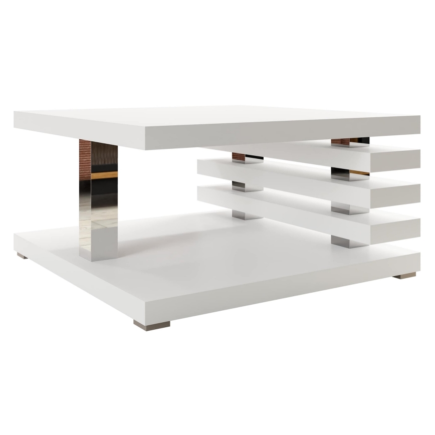 Mesa de centro KYOTO 31x60 cm branco mate