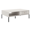 Mesa de centro LUE bege/preta