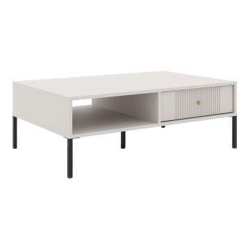 Mesa de centro LUE bege/preta
