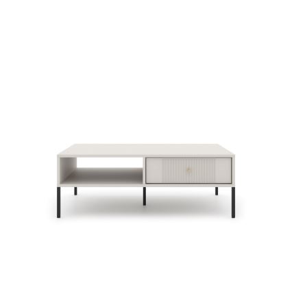 Mesa de centro LUE bege/preta