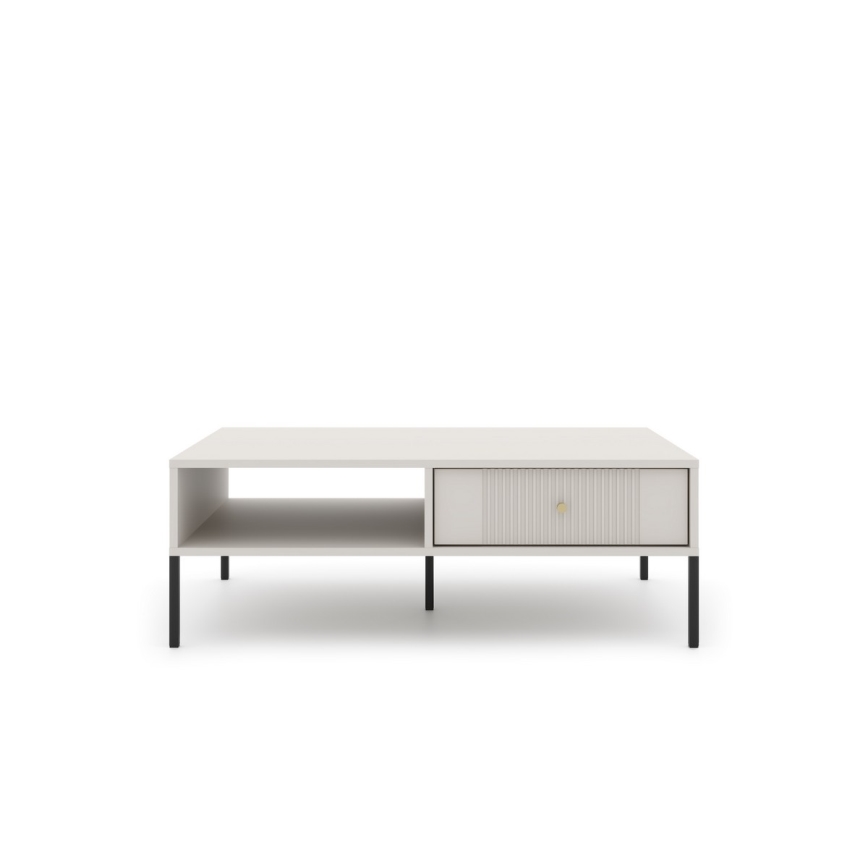 Mesa de centro LUE bege/preta