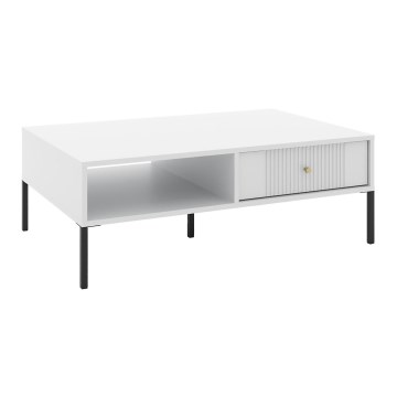 Mesa de centro LUE branca/preta