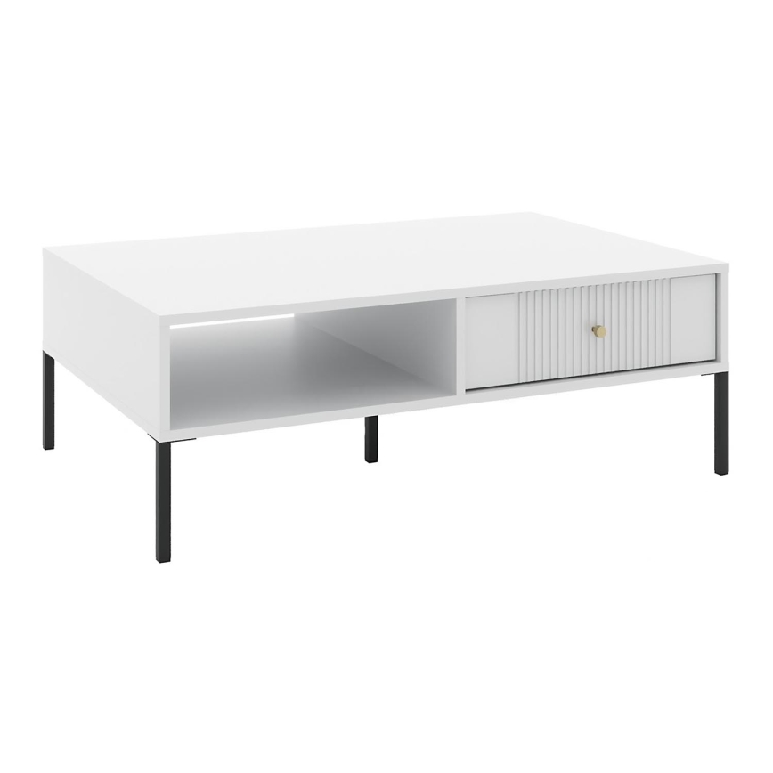Mesa de centro LUE branca/preta