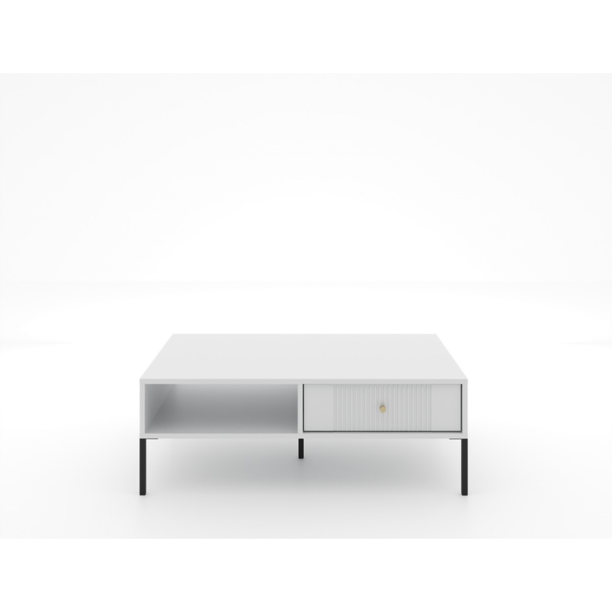 Mesa de centro LUE branca/preta
