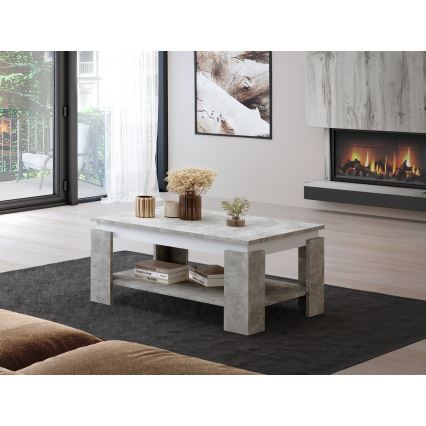 Mesa de centro LUNO betão cinzento/antracite