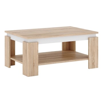 Mesa de centro LUNO carvalho sonoma/branco