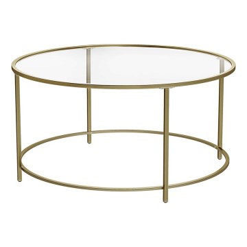 Mesa de centro LYRA dourada