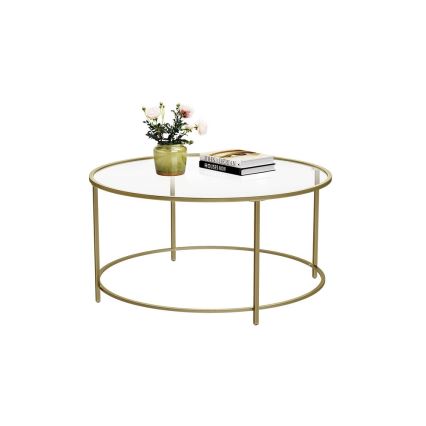 Mesa de centro LYRA dourada