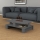 Mesa de centro MANSU 27,5x80 cm preto