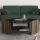 Mesa de centro MARBEL 40x75 cm castanho/preto