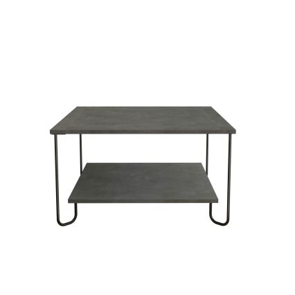 Mesa de centro MARBO 45x80 cm cinzento