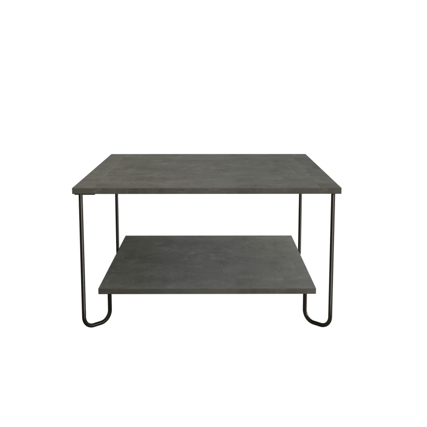 Mesa de centro MARBO 45x80 cm cinzento